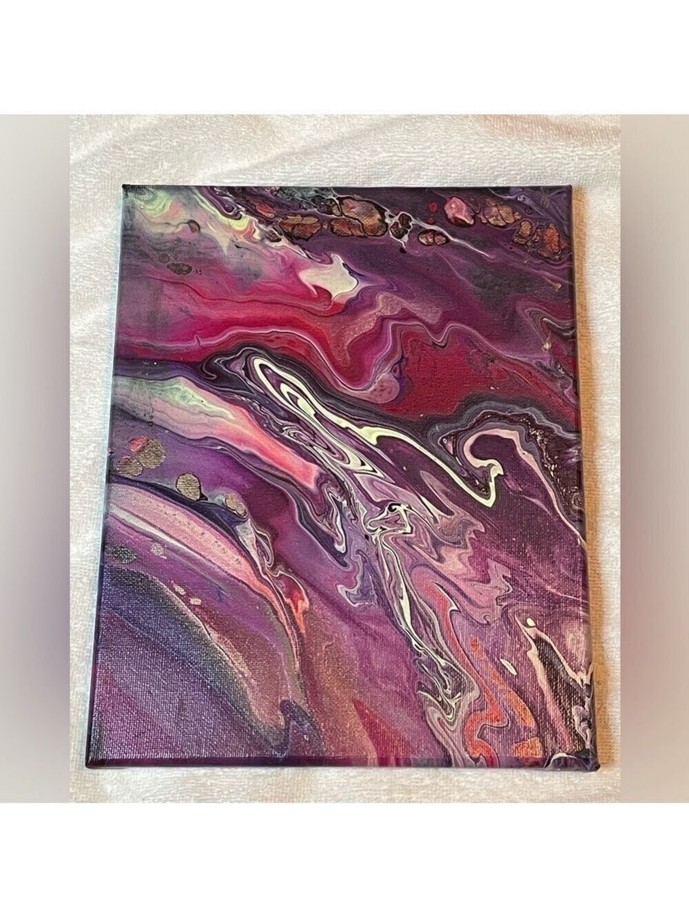 🎨 Handcrafted Poured Painting by @FSDollar 8.5” X 11” 🎨